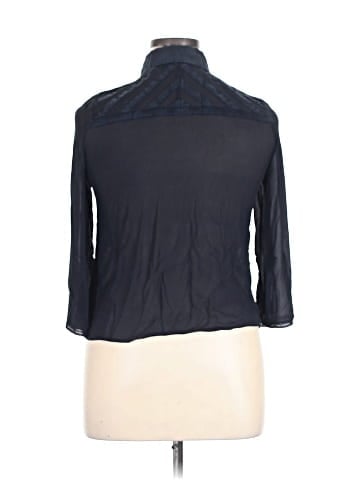 DKNY 3/4 Sleeve Button-Down Shirt (view 2)