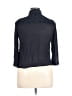 DKNY Black 3/4 Sleeve Button-Down Shirt Size 14 - photo 2