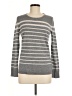 Talbots 100% Cashmere Stripes Gray Pullover Sweater Size M - photo 1