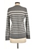 Talbots 100% Cashmere Stripes Gray Pullover Sweater Size M - photo 2