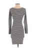 Leith Stripes Gray Casual Dress Size XS - photo 2