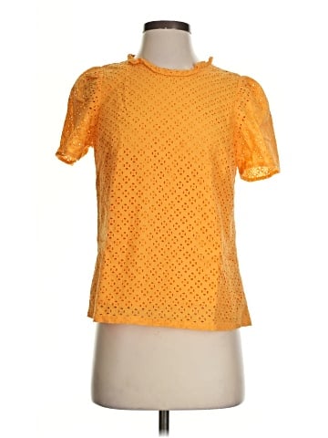 J.Crew Factory Store Short Sleeve Blouse (view 1)