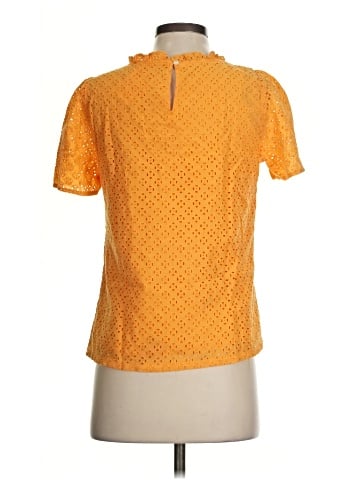 J.Crew Factory Store Short Sleeve Blouse (view 2)