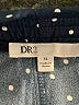 DR2 100% Polyester Polka Dots Blue Shorts Size XL - photo 3