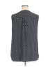 Chaus Polka Dots Black Sleeveless Blouse Size XL - photo 2