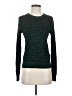 Banana Republic Animal Print Green Pullover Sweater Size XS - photo 1