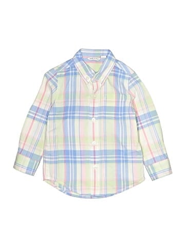 Janie and Jack Long Sleeve Button-Down Shirt (view 1)