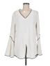Derek Lam 100% Polyester Ivory 3/4 Sleeve Blouse Size EU (IT) 44 / US 8 - photo 1
