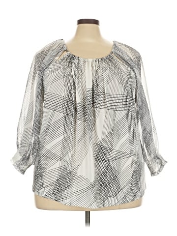 Calvin Klein 3/4 Sleeve Blouse (view 1)