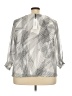 Calvin Klein Gray 3/4 Sleeve Blouse Size 3X - photo 2