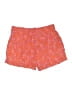 Ann Taylor LOFT 100% Rayon Print Orange Shorts Size L (petite) - photo 2