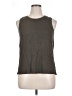 Halogen Brown Sleeveless T-Shirt Size XL - photo 1