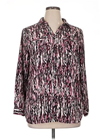 Christopher & Banks Long Sleeve Blouse (view 1)