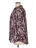 Christopher & Banks 100% Polyester Print Pink Long Sleeve Blouse Size XL (petite) - photo 5