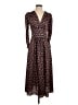 Sandro 100% Polyester Hearts Black Casual Dress Size EU (FR) 36 / US 4 - photo 1