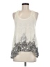 Mudd 100% Polyester Ivory Tank Top Size M - photo 1