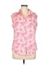 Talbots Pink Sleeveless Button-Down Shirt Size 16 - photo 1