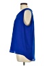 Pleione Blue Sleeveless Blouse Size L - photo 5