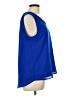 Pleione Blue Sleeveless Blouse Size L - photo 4