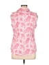 Talbots Pink Sleeveless Button-Down Shirt Size 16 - photo 2