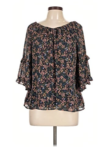 1.State 3/4 Sleeve Blouse (view 1)