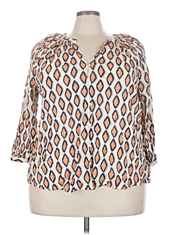 Nic + Zoe 3/4 Sleeve Blouse (view 1)