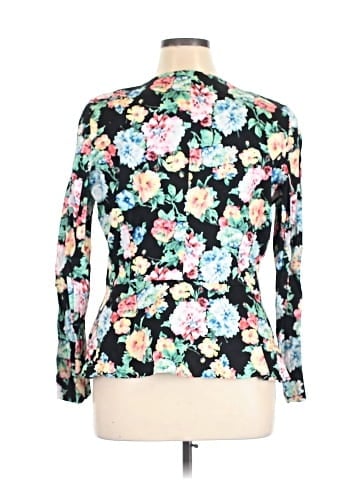 NY Collection Long Sleeve Blouse (view 2)
