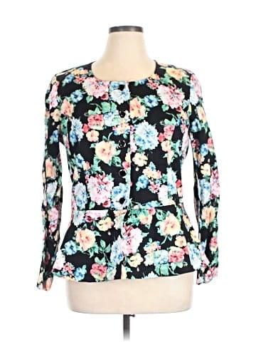 NY Collection Long Sleeve Blouse (view 1)