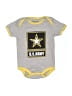 Tiny Troopers Gray Short Sleeve Onesie Size 9-12 mo - photo 1