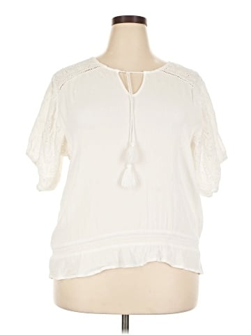 Maurices Short Sleeve Blouse (view 1)
