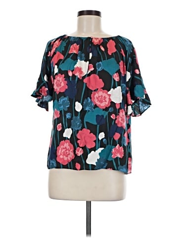 Kate Spade New York Short Sleeve Silk Top (view 1)