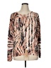 Simply Vera Vera Wang 100% Cotton Tie-dye Orange Pullover Sweater Size XL - photo 1