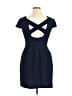 Enfocus Chevron-herringbone Blue Casual Dress Size 14 - photo 2