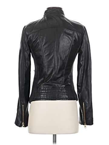 MICHAEL Michael Kors Leather Jacket (view 2)