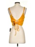 Lulus 100% Polyester Yellow Tank Top Size S - photo 2