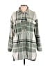 Banana Republic Plaid Green Coat Size S - photo 1