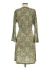 Veronica M. Paisley Green Casual Dress Size M - photo 2