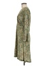 Veronica M. Paisley Green Casual Dress Size M - photo 5
