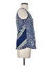 Nic + Zoe 100% Silk Blue Sleeveless Top Size P (petite) - photo 4