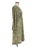 Veronica M. Paisley Green Casual Dress Size M - photo 4