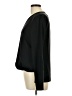 Remade 100% Polyester Black Long Sleeve Blouse Size L - photo 5