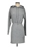 Forever 21 Solid Gray Casual Dress Size S - photo 1