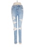 American Eagle Outfitters 100% Cotton Hearts Blue Jeans Size 4 - photo 1