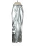 Abercrombie & Fitch 100% Polyester Metallic Silver Jeggings Size 27 waist - photo 1