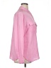 J.Crew 100% Silk Color Block Pink Long Sleeve Silk Top Size 16 - photo 4