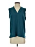 T Tahari Teal Sleeveless Blouse Size S - photo 1
