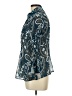 Studio 1940 100% Polyester Paisley Blue 3/4 Sleeve Blouse Size L - photo 5