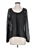 rue21 100% Polyester Black Long Sleeve Blouse Size S - photo 1
