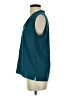 T Tahari Teal Sleeveless Blouse Size S - photo 5