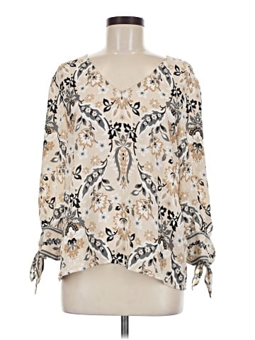 Ann Taylor Factory Long Sleeve Blouse (view 1)